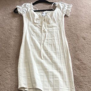 Princess Polly White Puffy Sleeve Dress